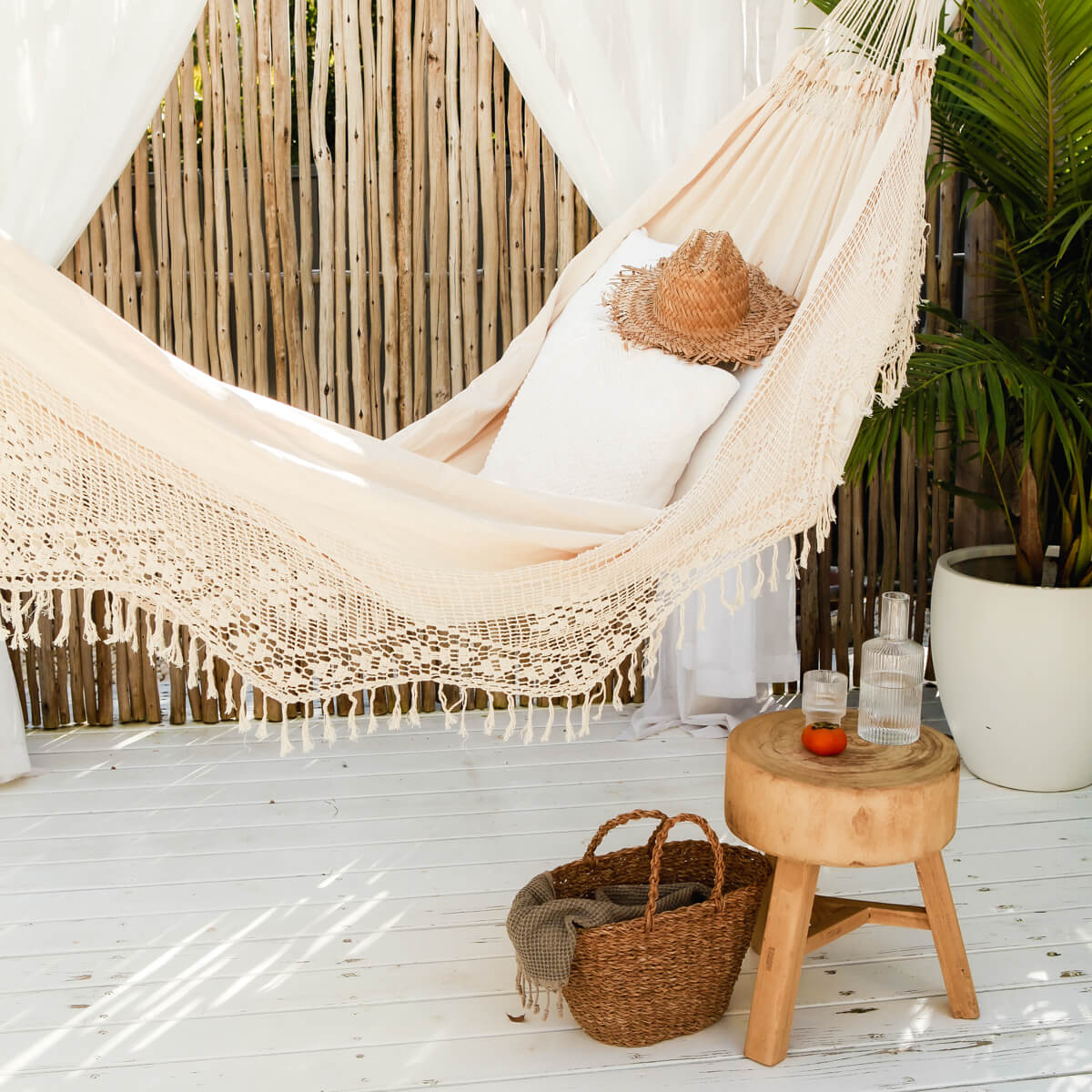 Authentic Brazilian Elegant Hammock - Antique - Image 3