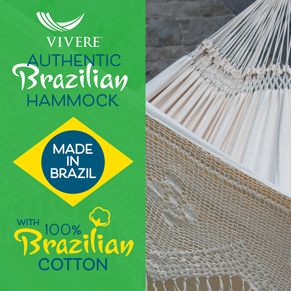 Authentic Brazilian Elegant Hammock - Antique - Image 8