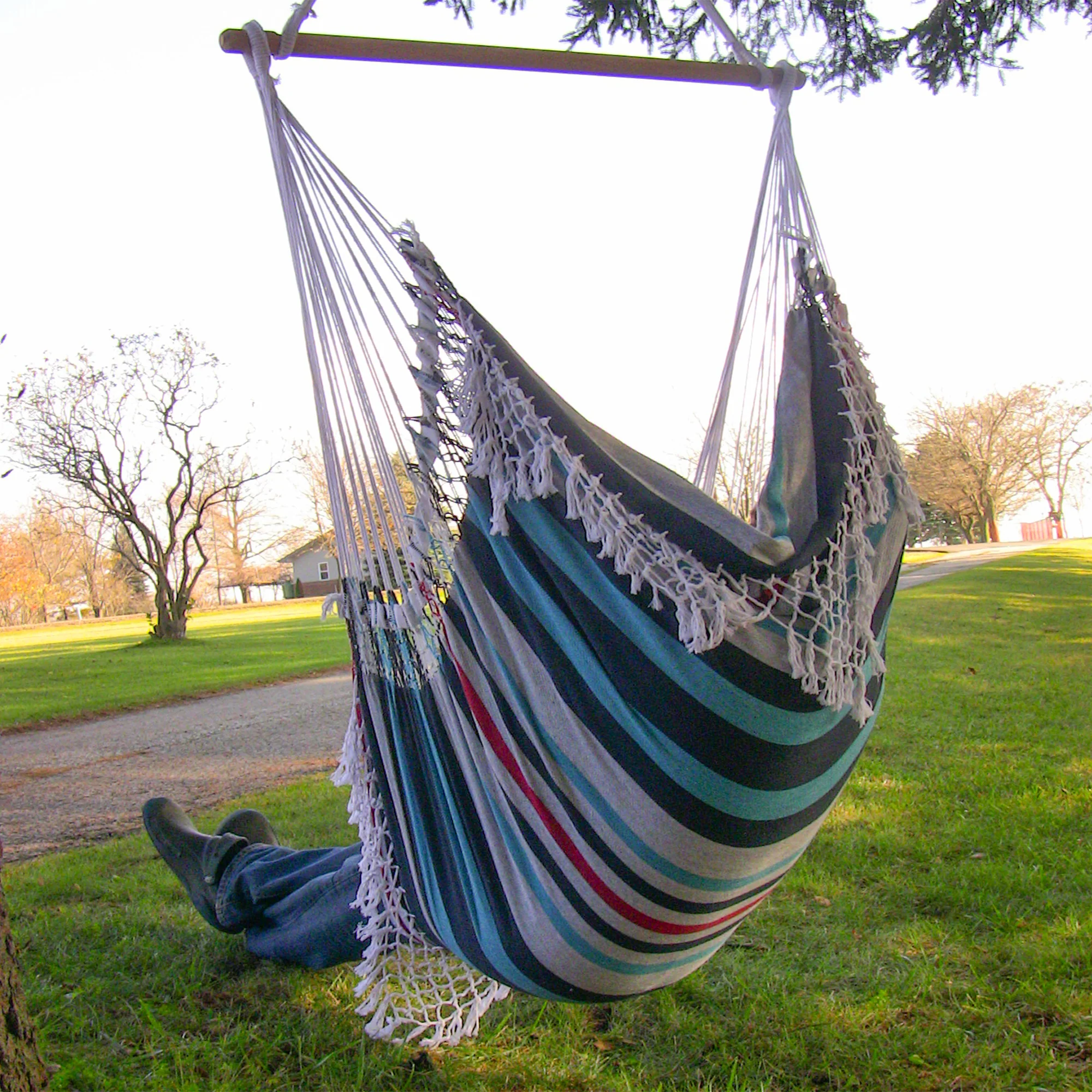 Brazilian Hammock Chair - Denim - Image 5