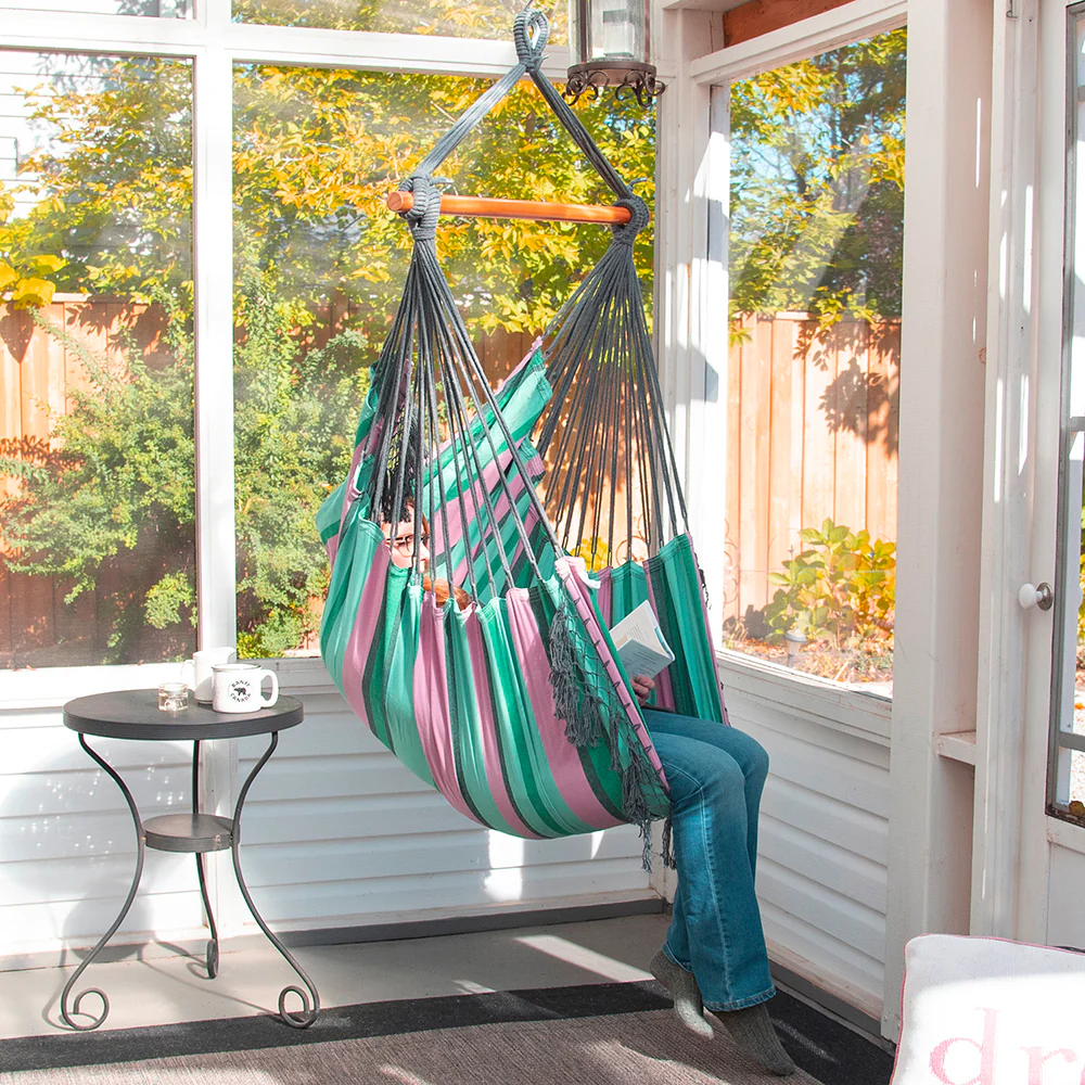 Brazilian Hammock Chair - Watermelon - Image 3