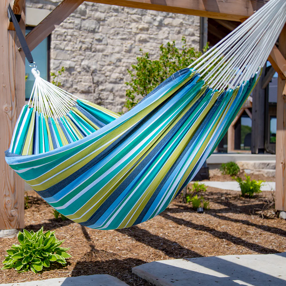 Brazilian Style Cotton Hammock - Cayo Reef - Image 2