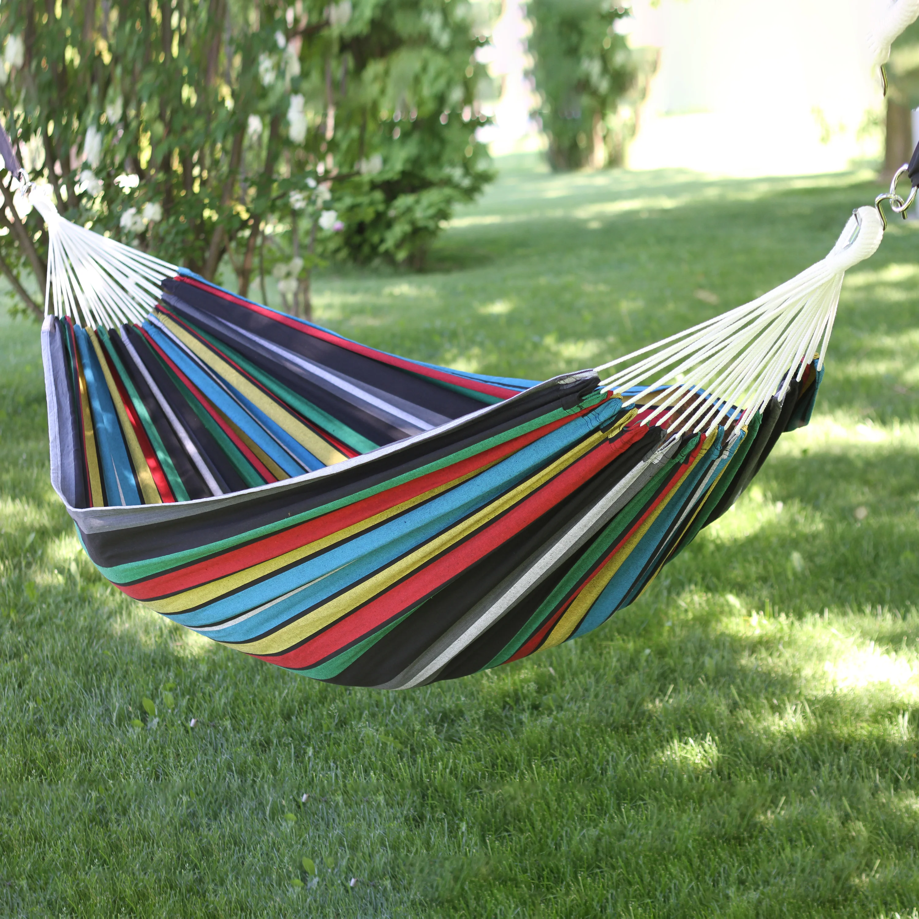 Brazilian Style Cotton Hammock - Rio Night - Image 2