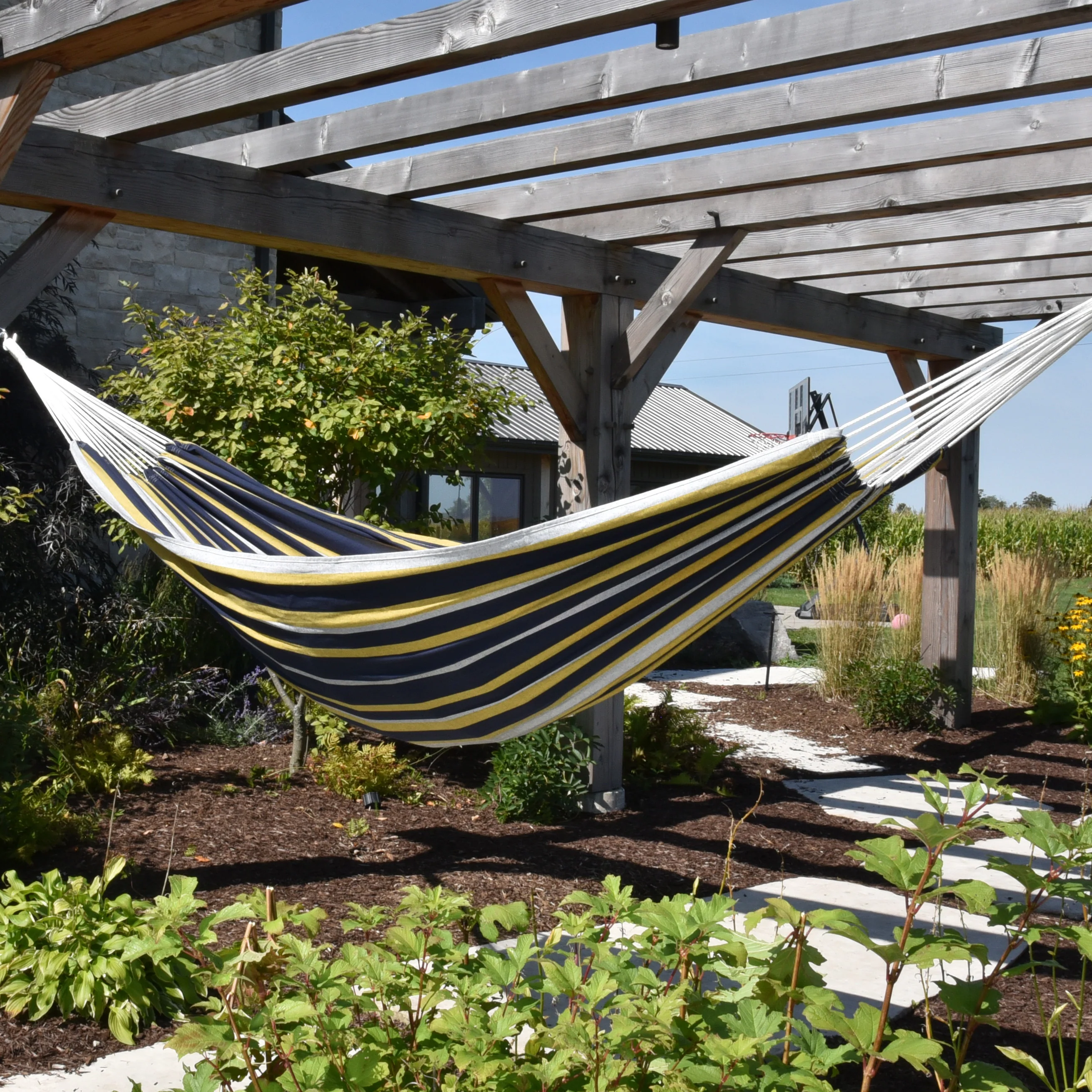 Brazilian Style Cotton Hammock - Serenity - Image 3