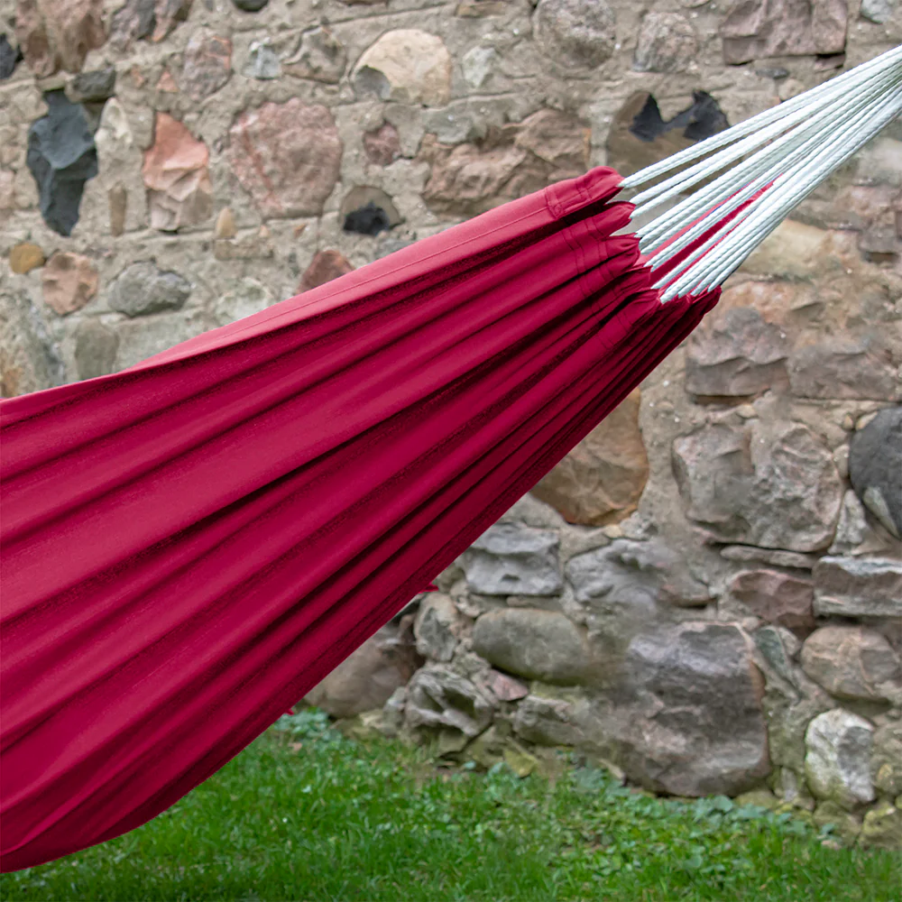 Brazilian Style Polyester Hammock - Hot Pink - Image 4