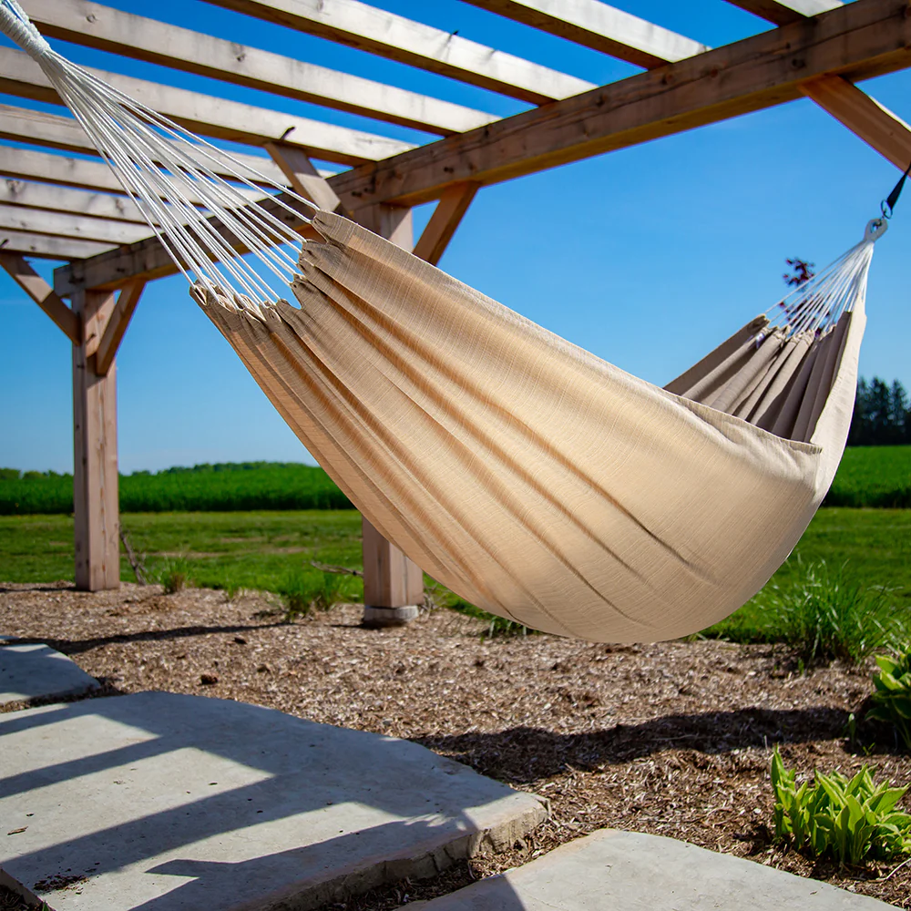 Brazilian Style Sunbrella® Hammock - Sand - Image 4