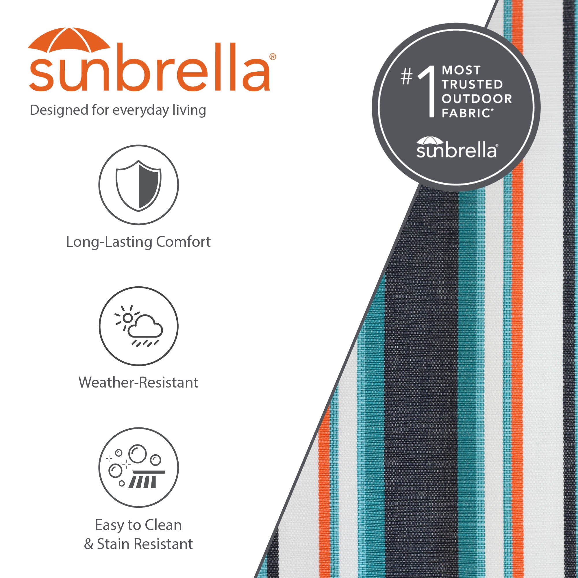 Double Sunbrella® Hammock with Stand (9ft/280cm) - Token Surfside - Image 7