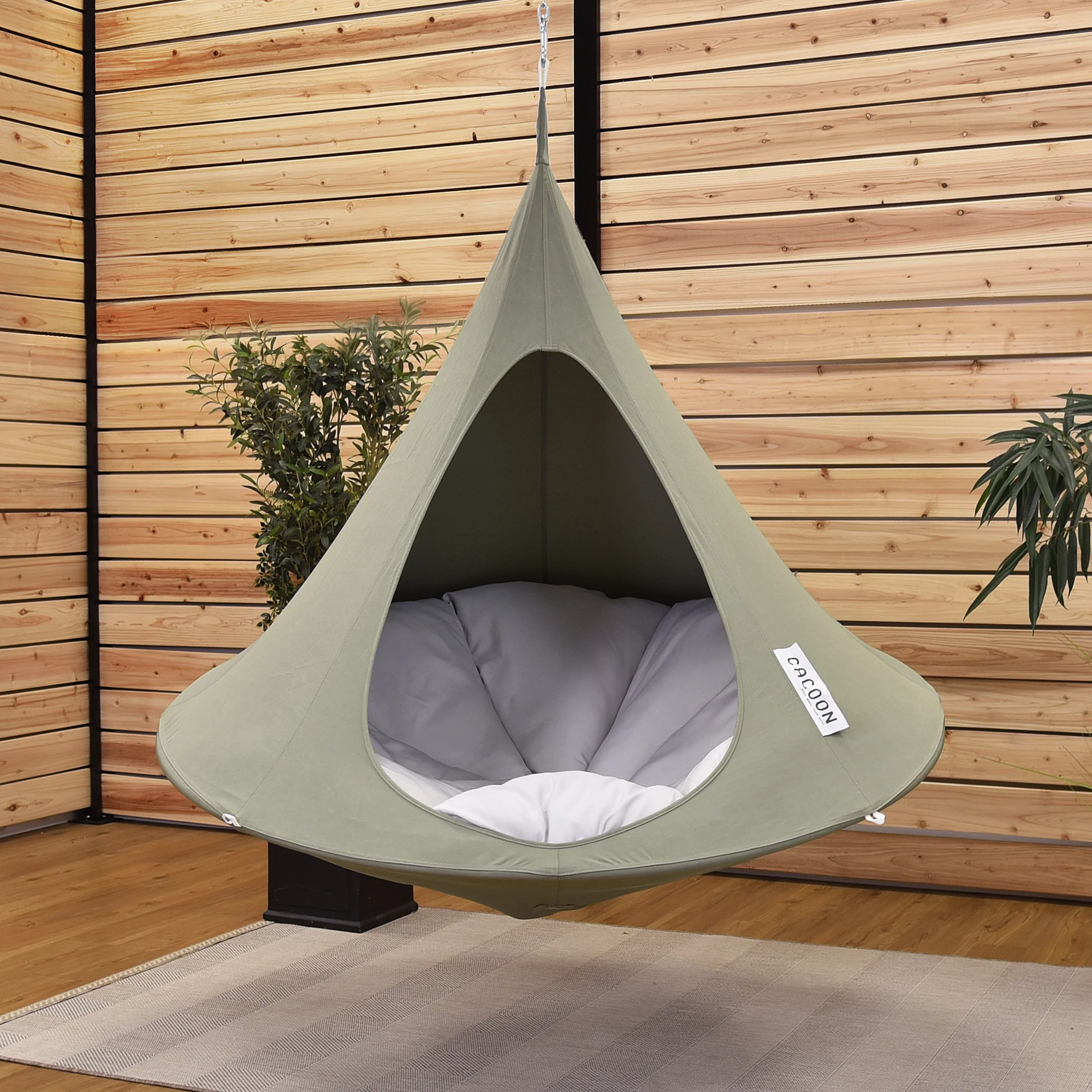 Cacoon Cushion - Cloud Gray - Image 3