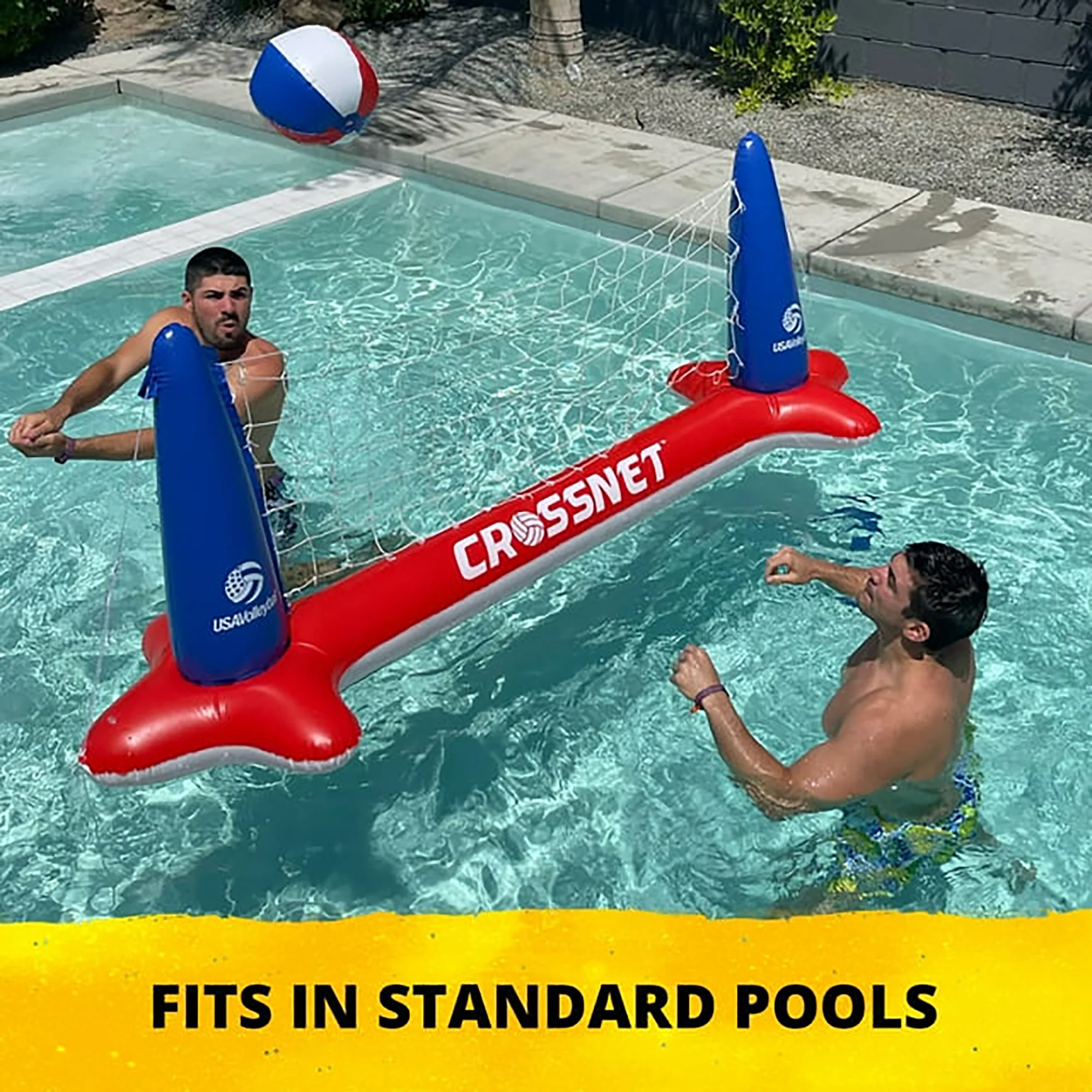 CROSSNET® USA Version Inflatable Volleyball Net - Image 4