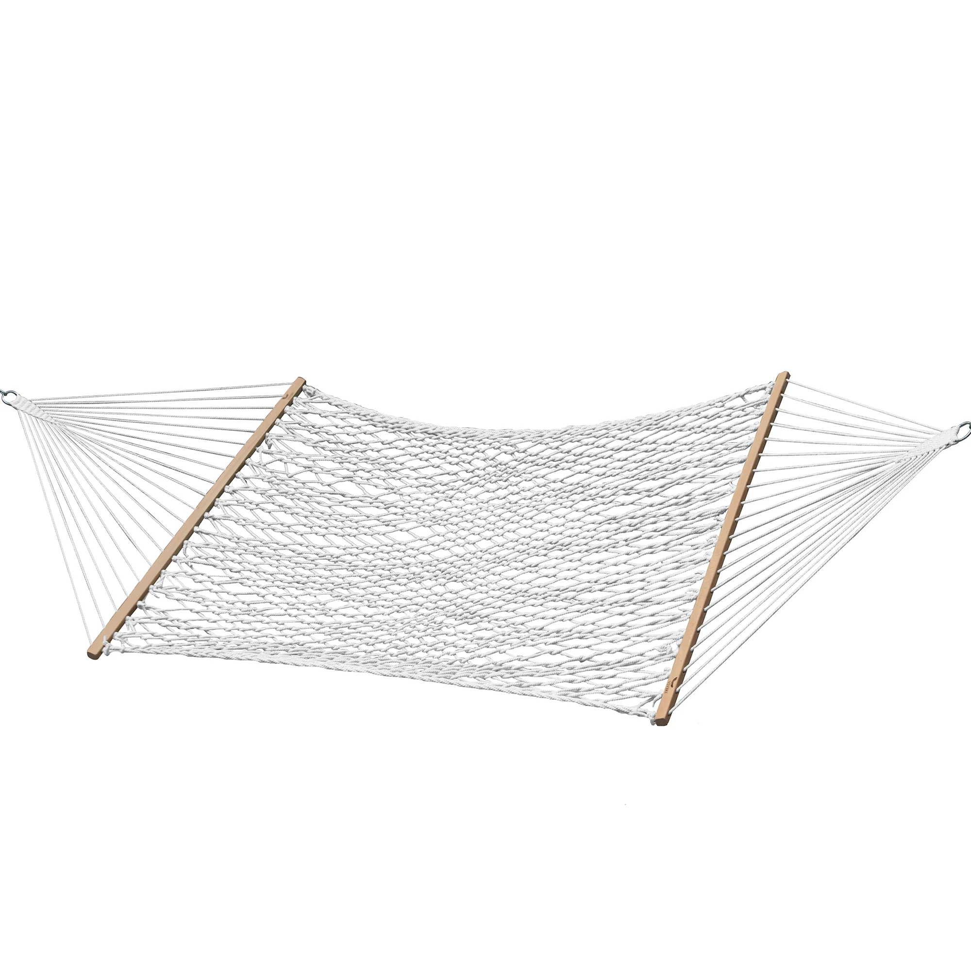 Polyester Rope Spreader Bar Hammock - White - Image 6