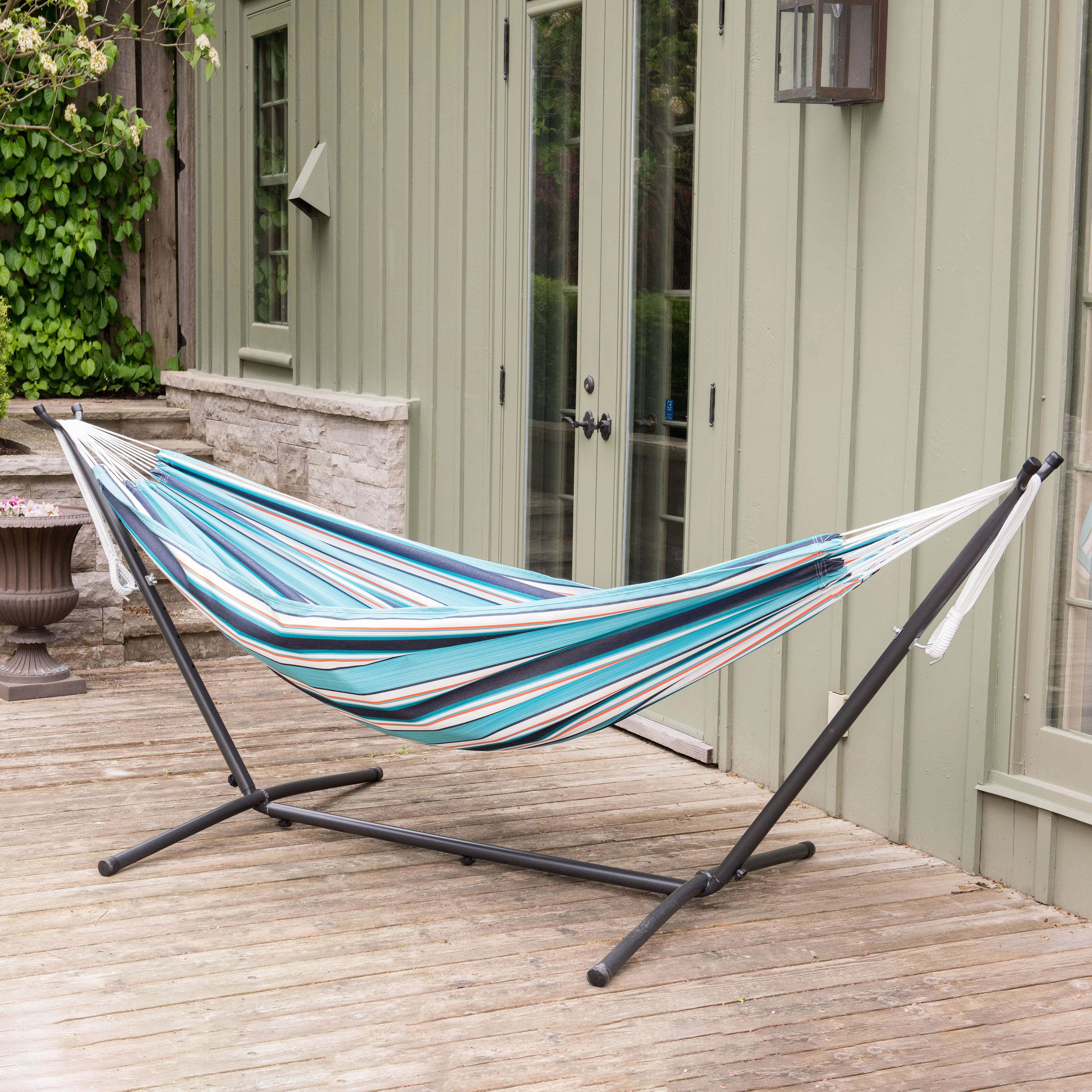 Double Sunbrella® Hammock with Stand (9ft/280cm) - Token Surfside - Image 2