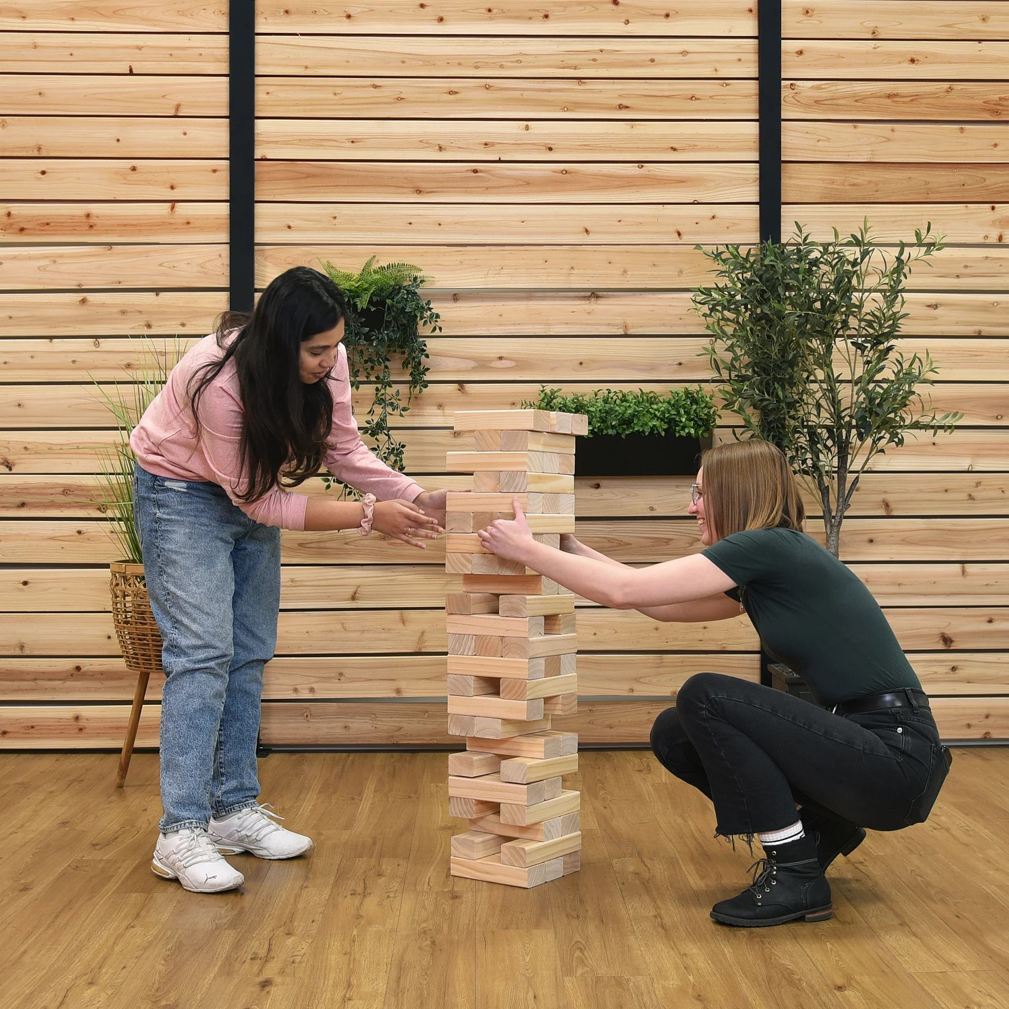 Giant Tumble Tower Outdoor Game - Image 4