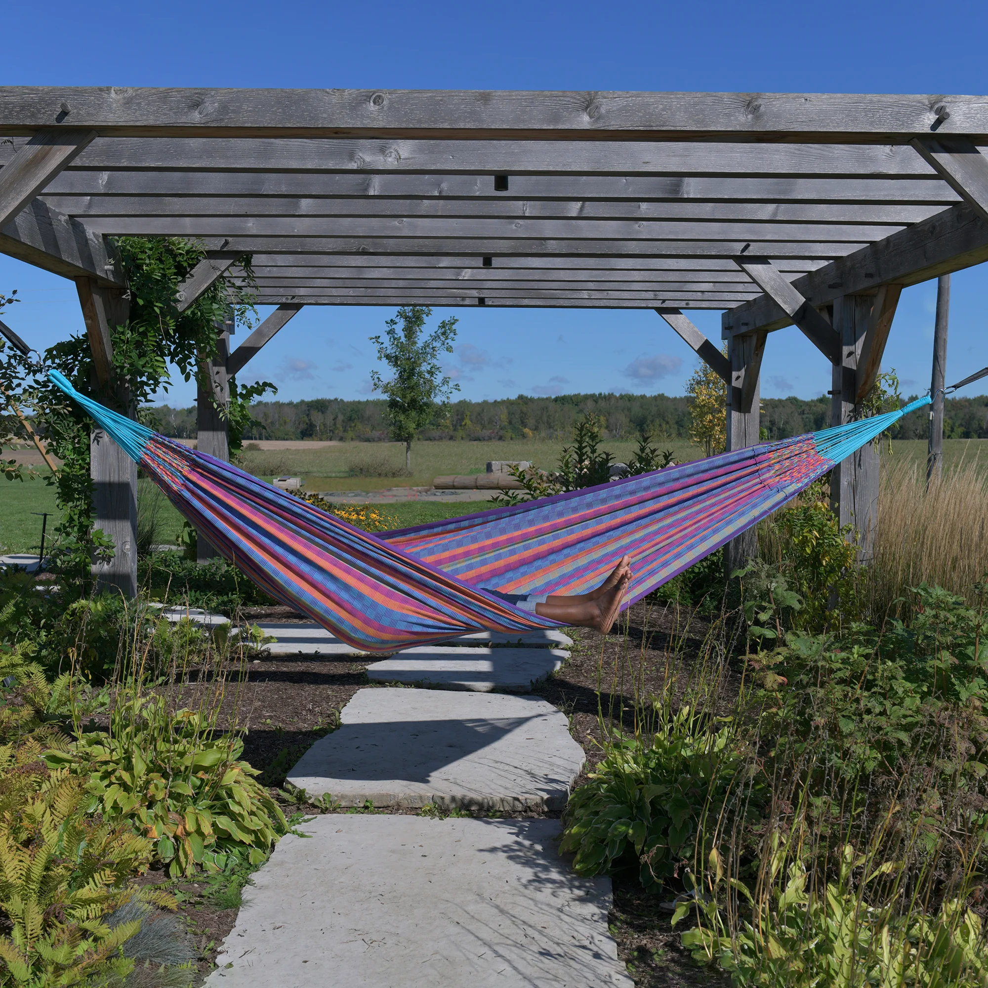 Latin Double Cotton Hammock - Bella Vida - Image 3