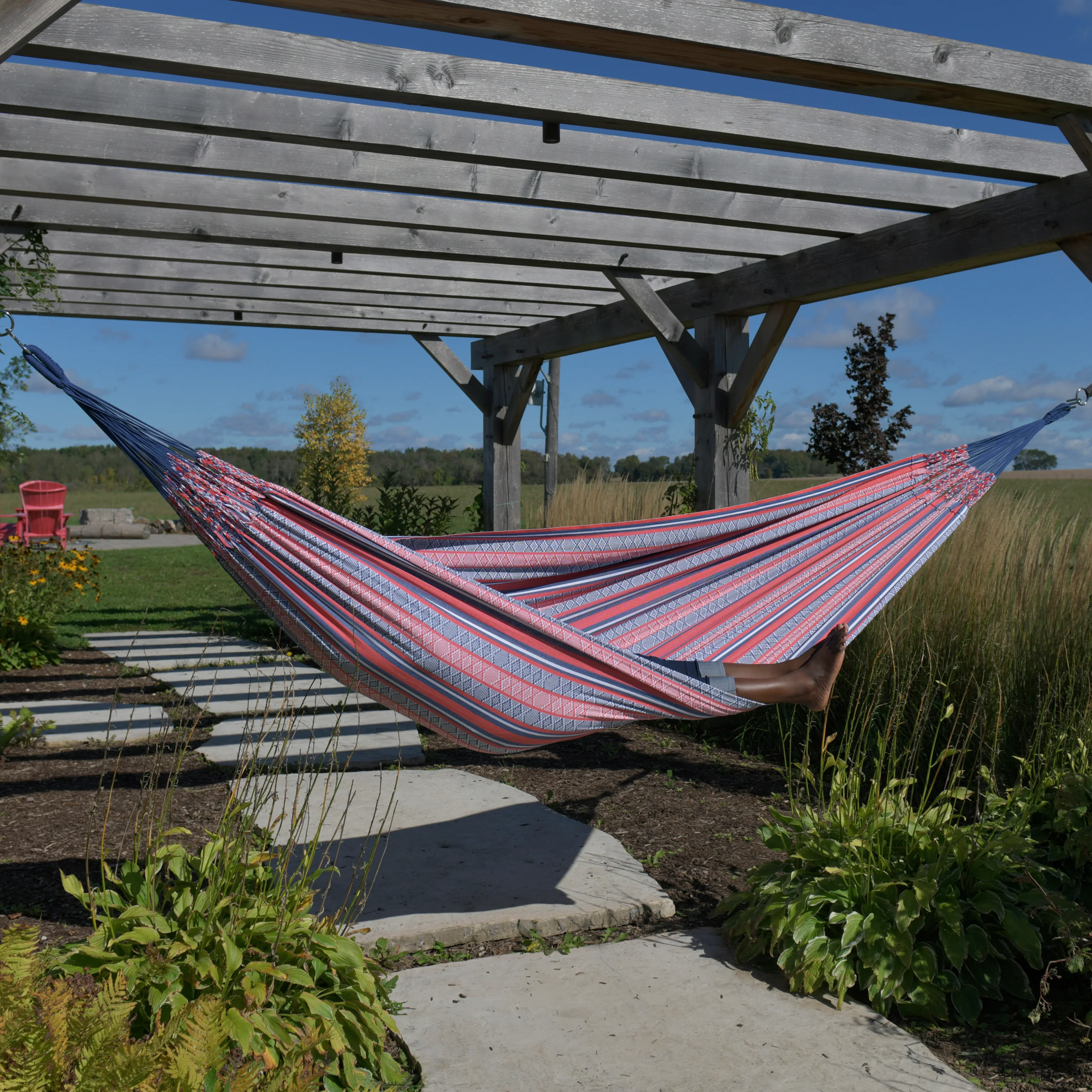 Latin Double Cotton Hammock - Libertas - Image 2
