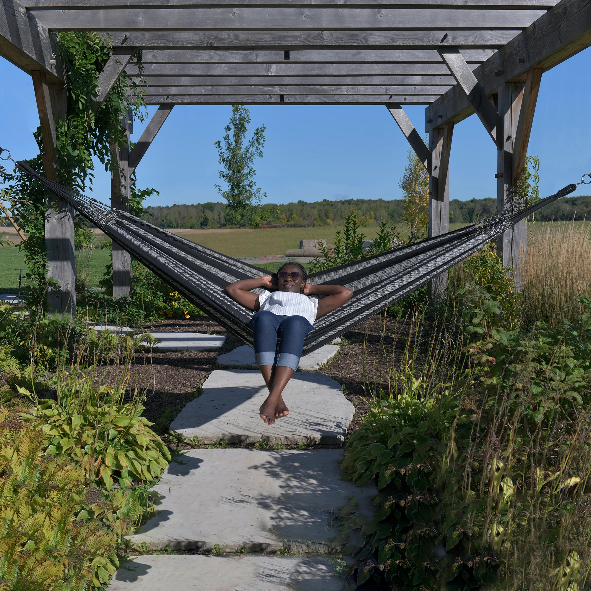 Latin Double Cotton Hammock - Splendora - Image 3