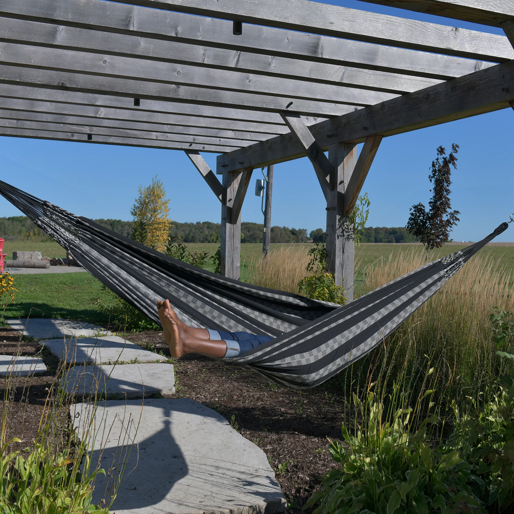 Latin Double Cotton Hammock - Splendora - Image 4