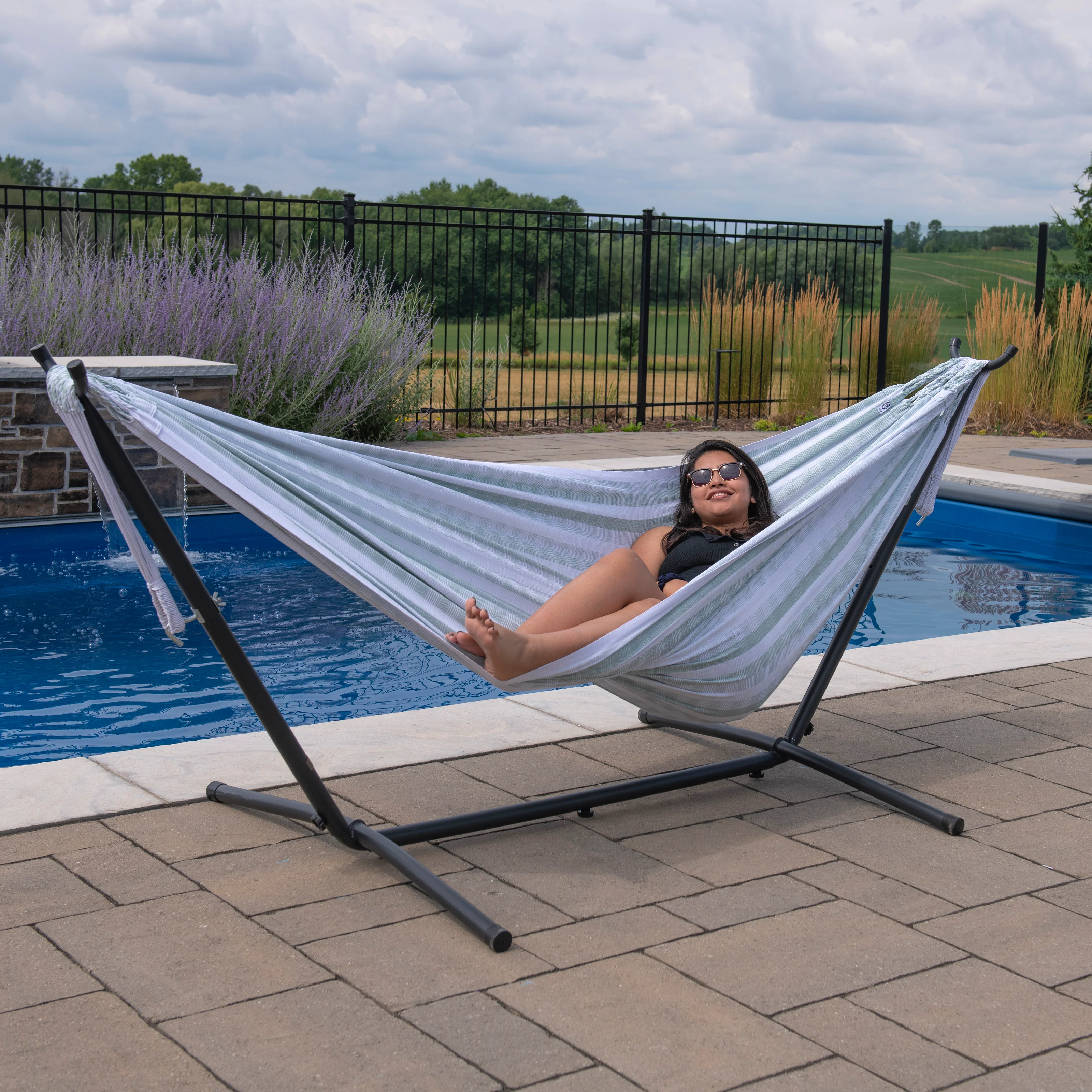 Latin Double Cotton Hammock - Pura - Image 5