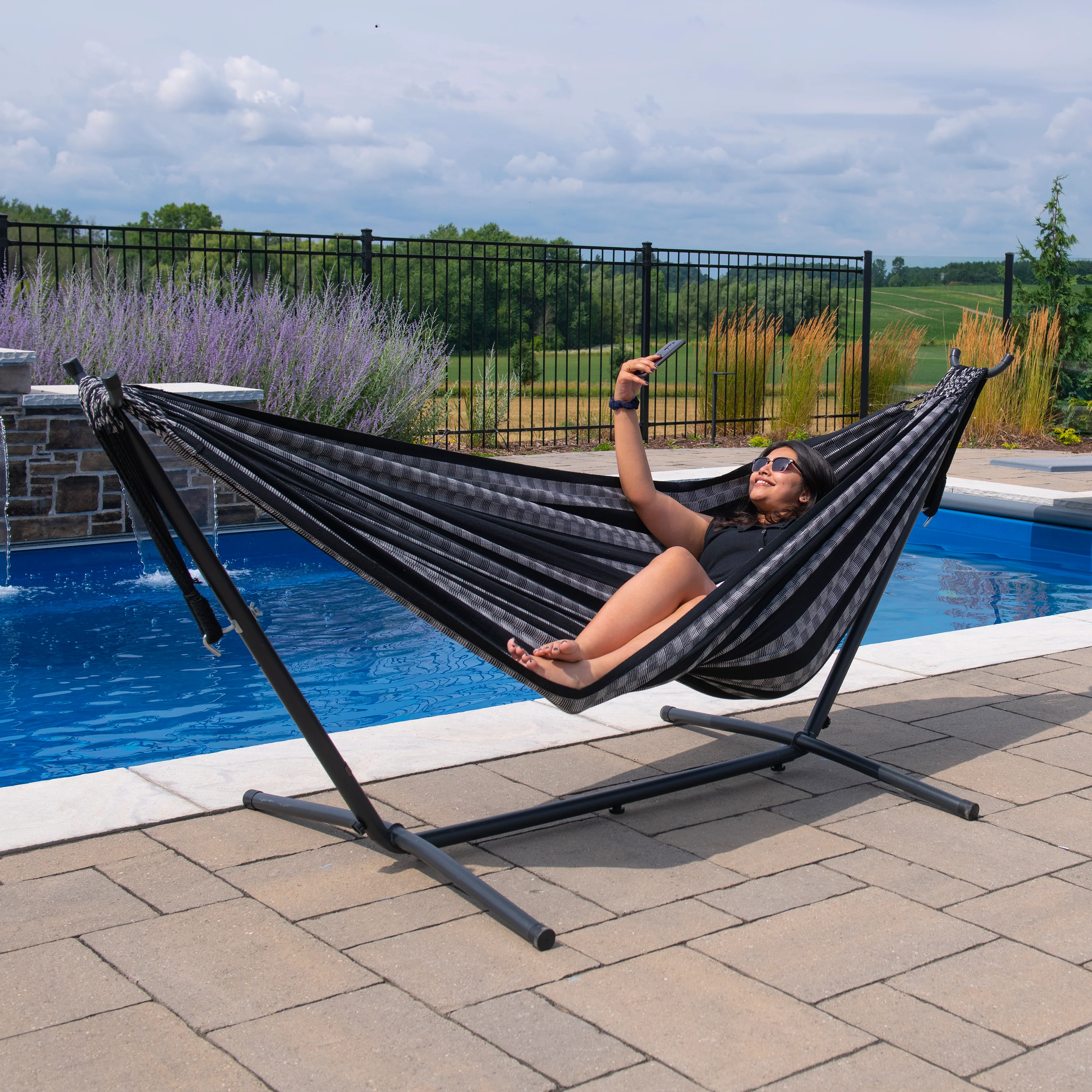Latin Hammock with Stand (9ft/280cm) - Splendora - Image 3