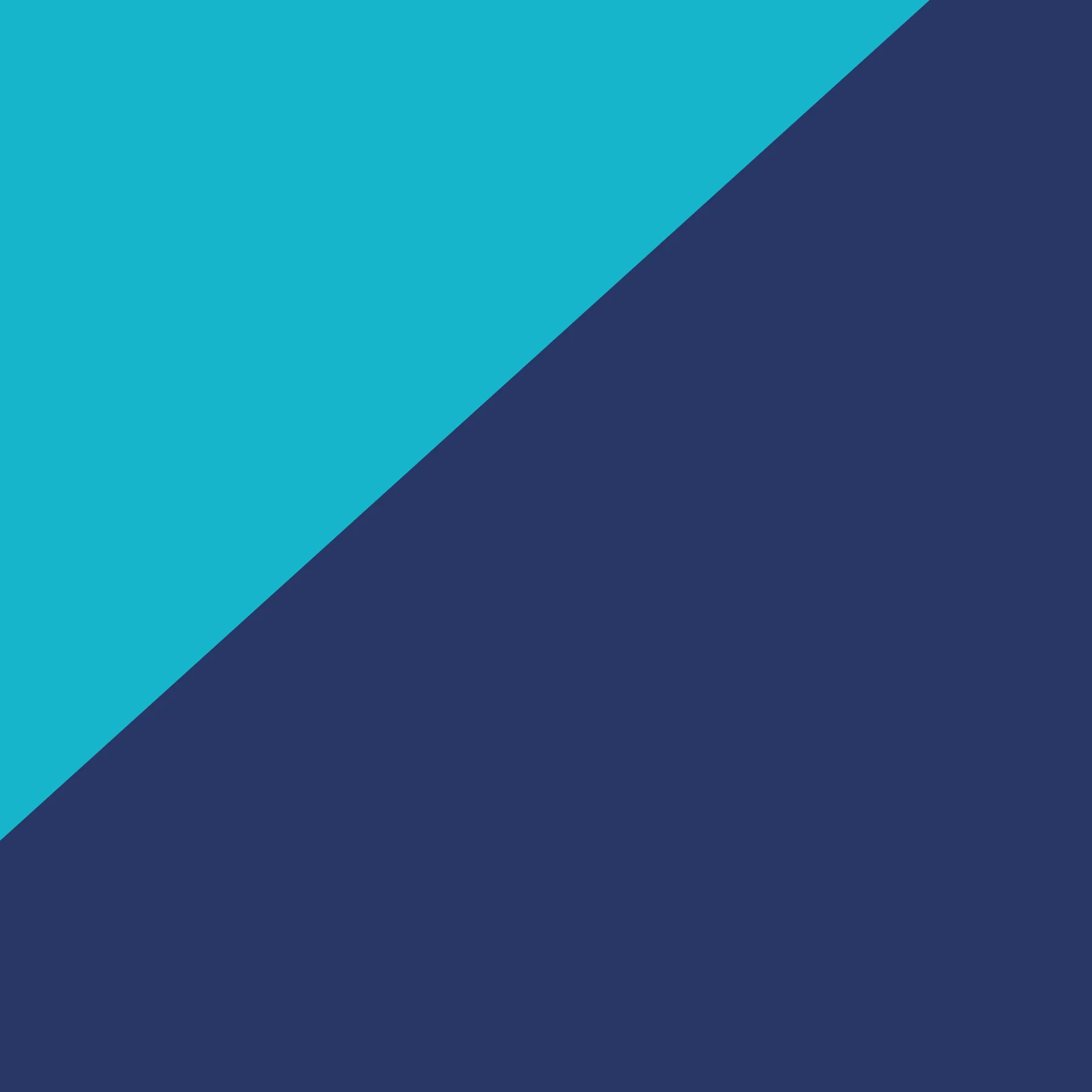 Parachute Hammock Chair - Navy & Turquoise - Image 5