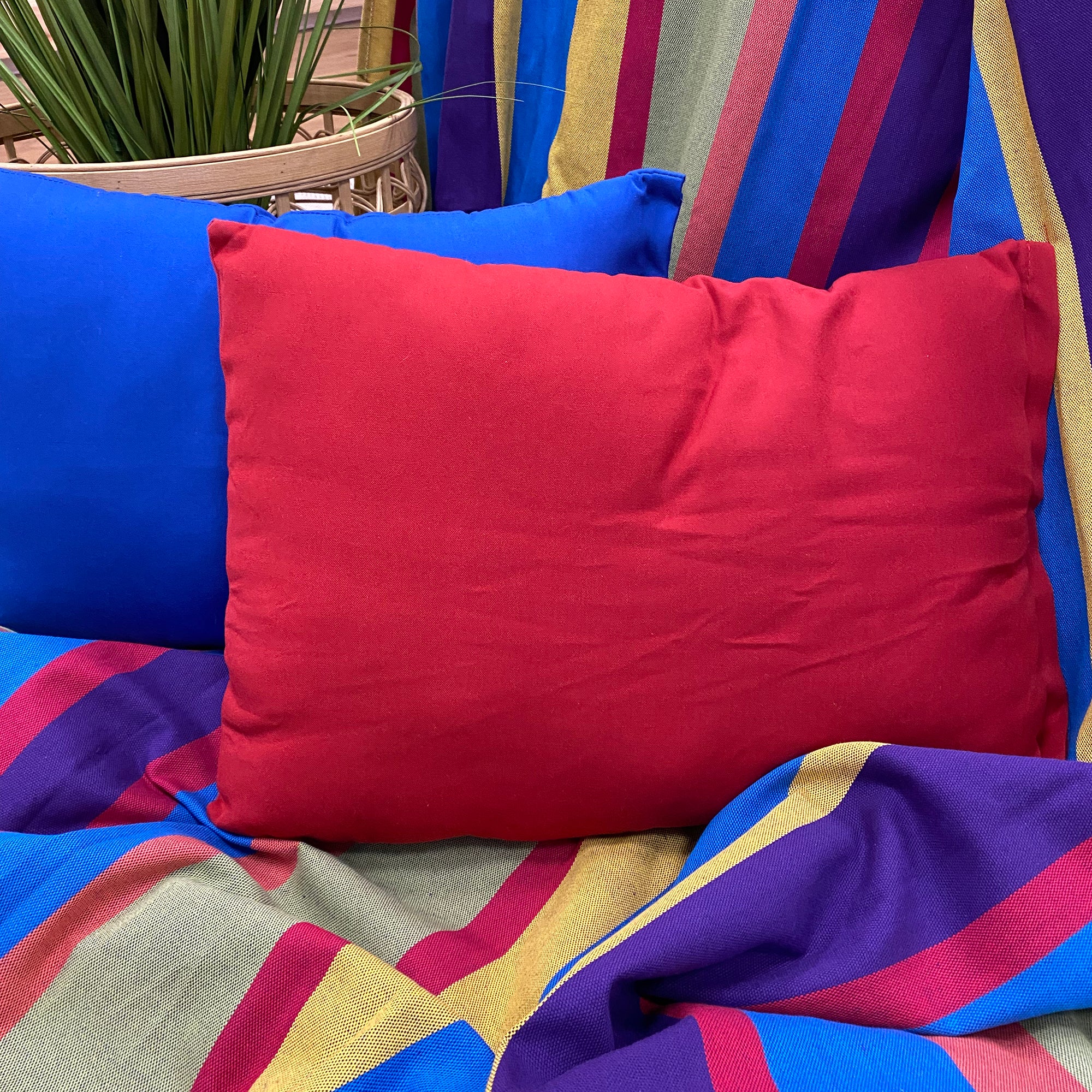 Polyester Pillow (20in/50cm) - Cherry Red - Image 2