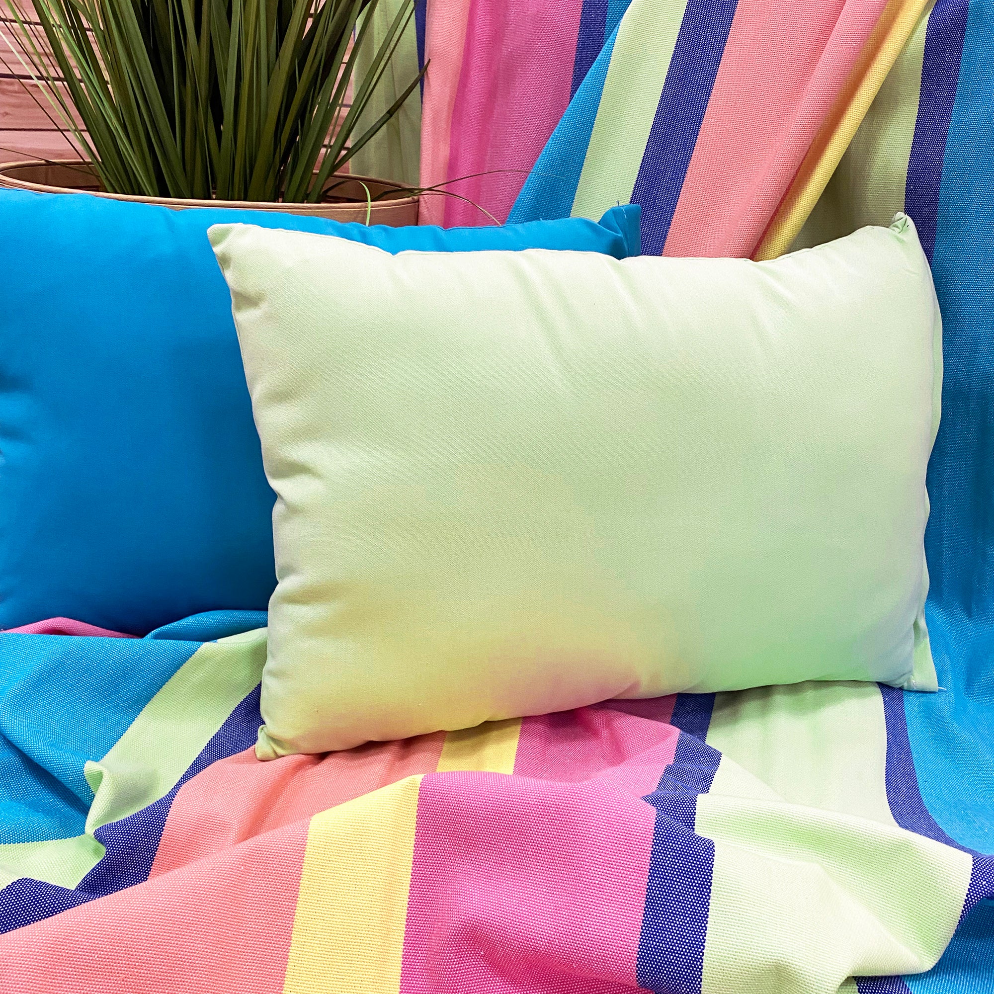 Polyester Pillow (20in/50cm) - Lime Sorbet - Image 2