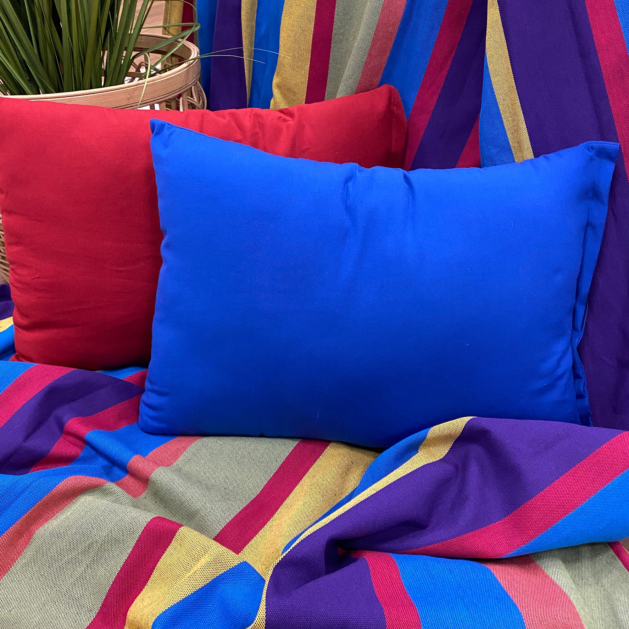 Polyester Pillow (20in/50cm) - Royal Blue - Image 2