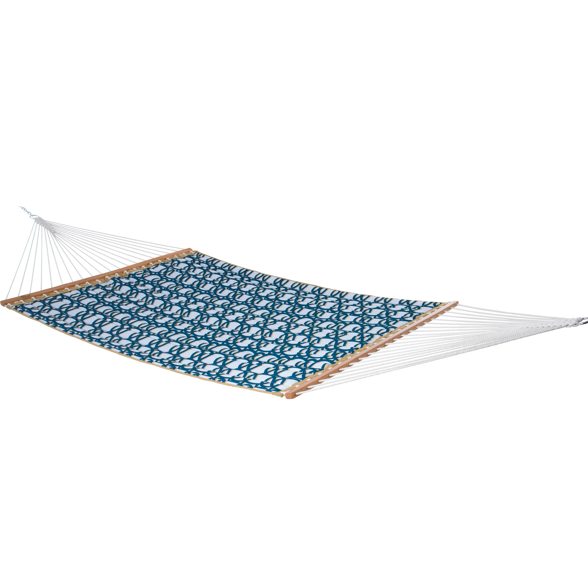 Quilted Fabric Spreader Bar Hammock - Nautical - Image 6