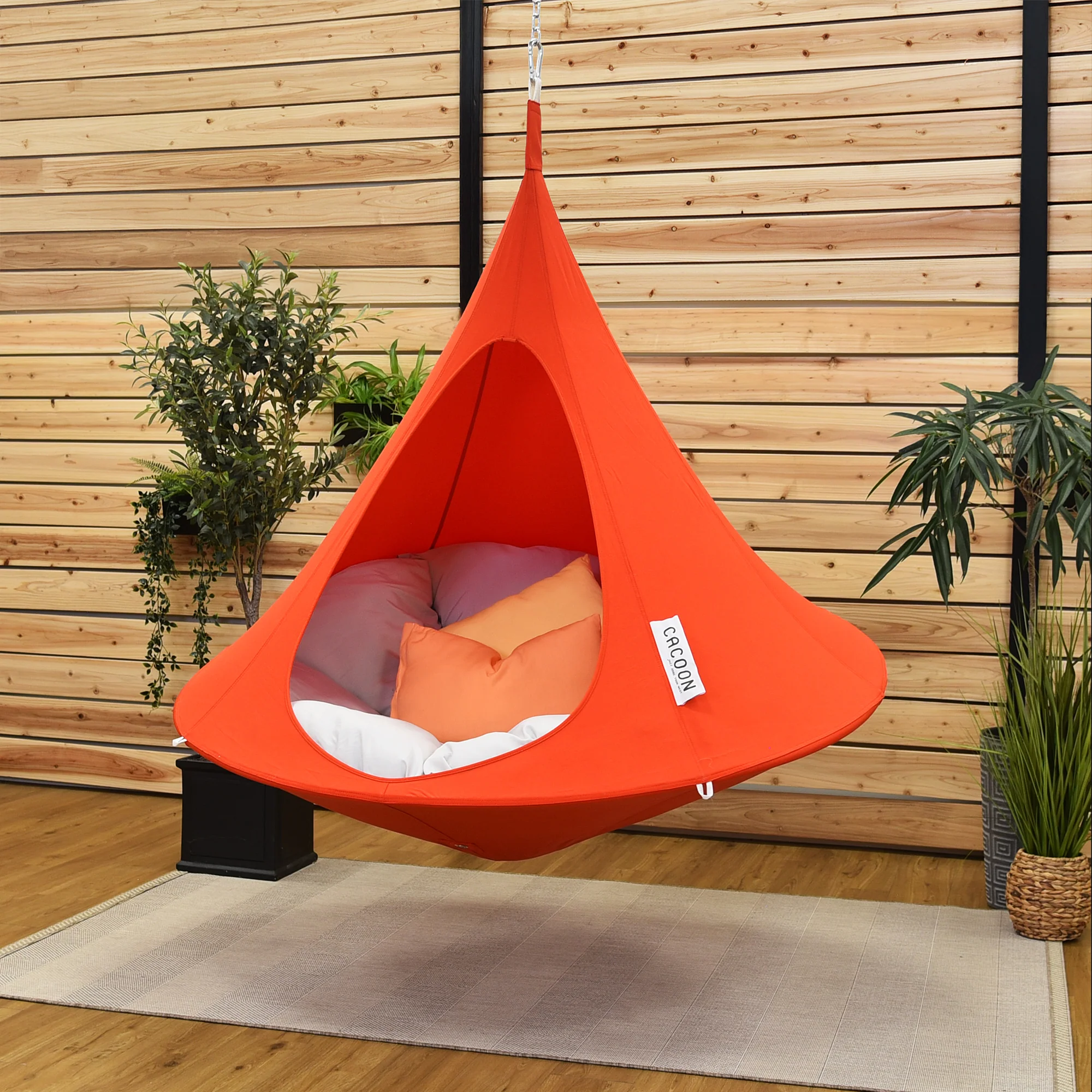 Single Cacoon - Bonfire Red - Image 3