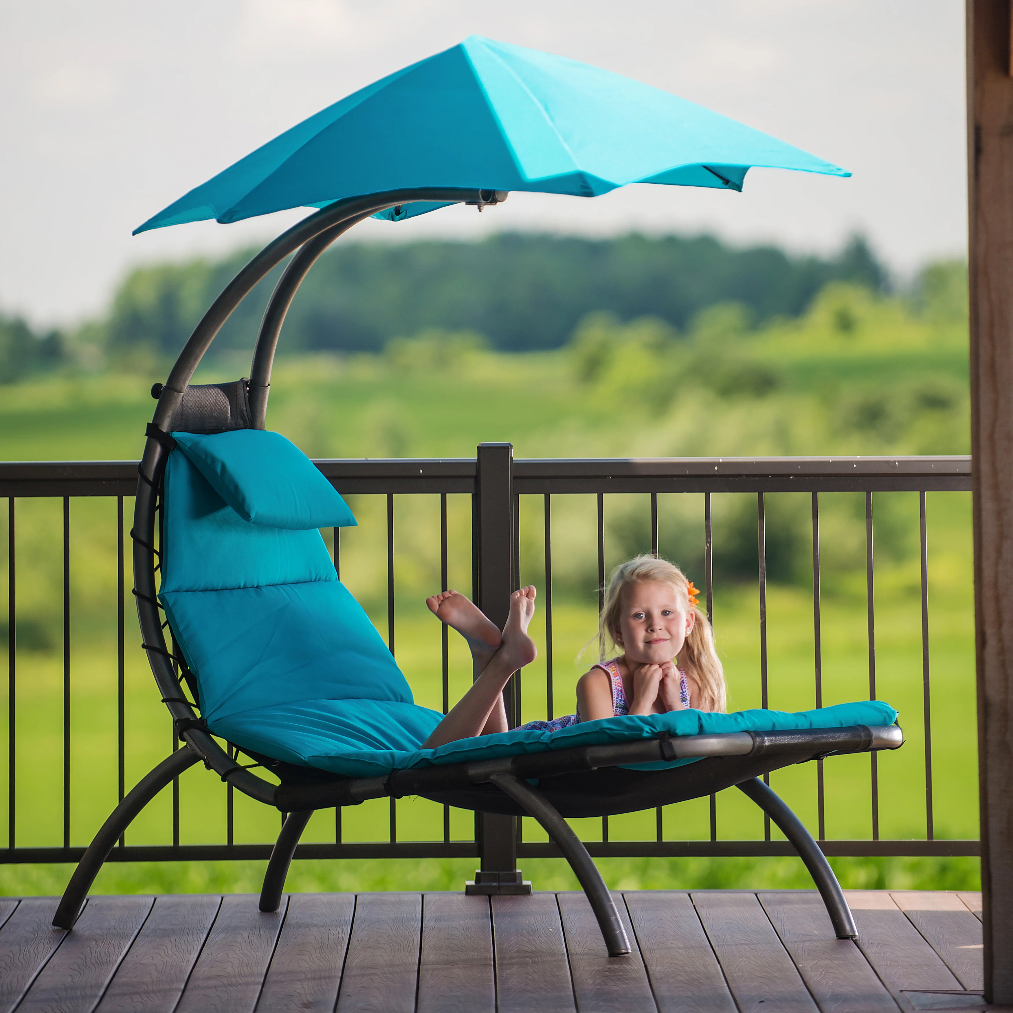 The Original Dream Lounger™ - True Turquoise - Image 5