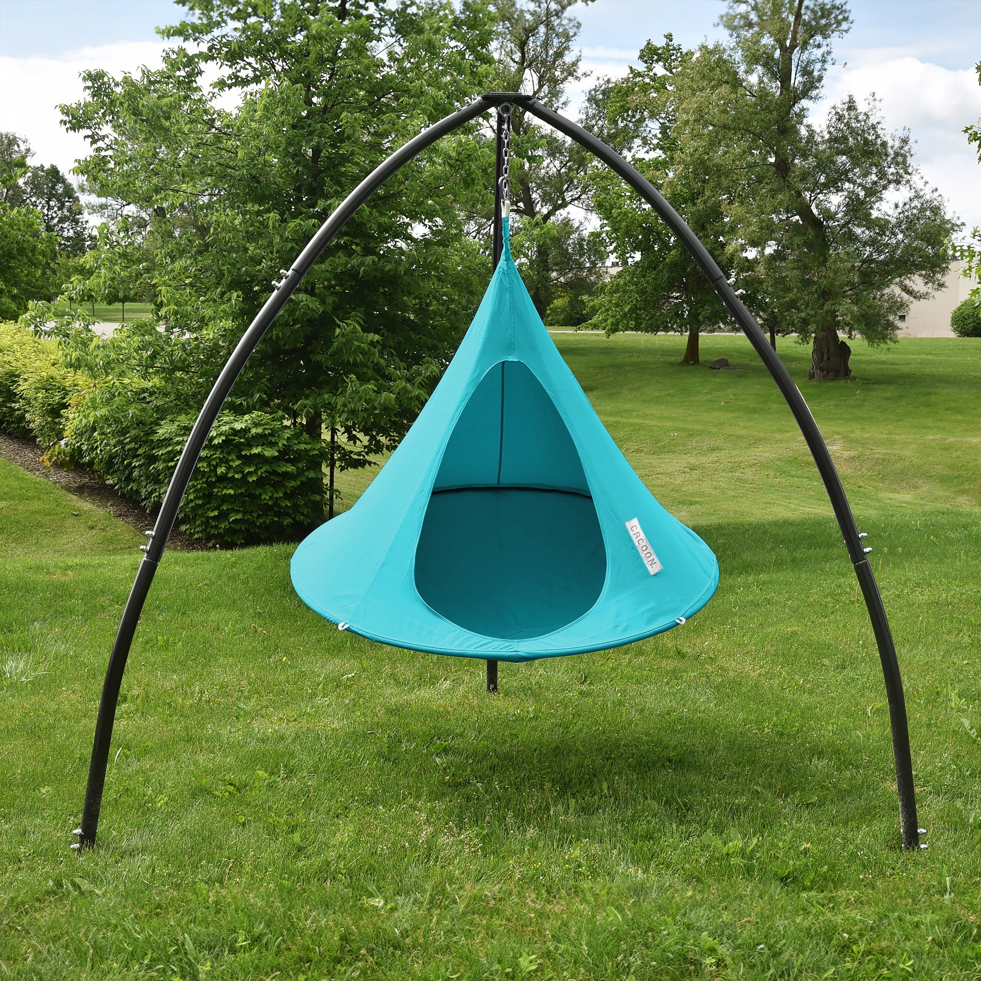 Tripod Hanging Chair Stand - Black - Image 6